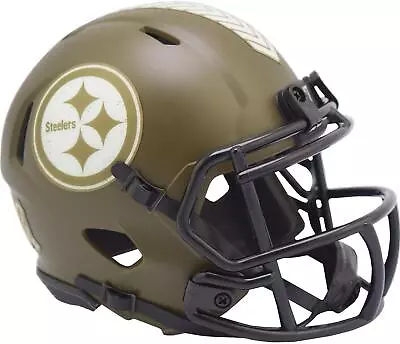 Pittsburgh Steelers Riddell 2022 Salute To Service Speed Mini Helmet • $39.99