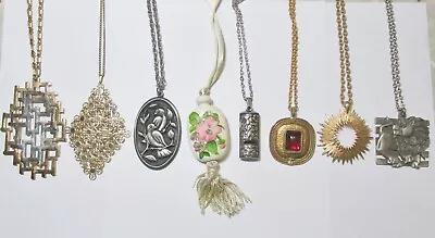 Vintage Lot All Pendant Necklaces Avon Coventry Napier Dauplaise • $18.99