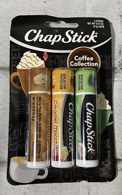 3 Pk-Chapstick Coffee Collection - Mint Mocha Caramel Macchiato Vanilla Latte • $6