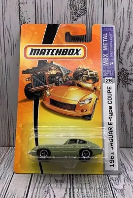 Matchbox 1961 Jaguar E-Type Coupe #28 MBX Metal Green 2007 New • $12.99