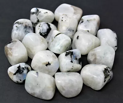 1/2 Lb Bulk Lot Rainbow Moonstone Tumbled Stone Crystal Healing Energy (8 Oz) • $18.85