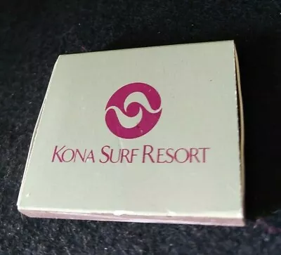 Vintage Kona Surf Resort Keauhou Hawaii. Souvenir Advertising Matchbox • $12