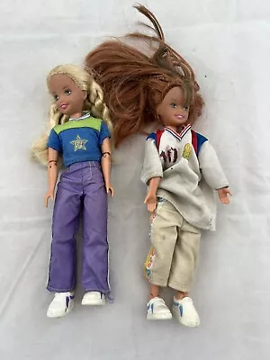 Barbie Awesome Skateboard Stacie & Whitney Dolls Vintage ‘91/‘95 Mattel • $19.99