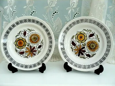 Pair Of Broadhurst   Kathy Winkle  ** Calypso   **  Side Plates  More Available  • £5