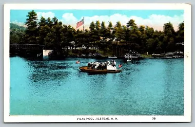 Vilas Pool  Alstead  New Hampshire  Postcard  C1925 • $5.50