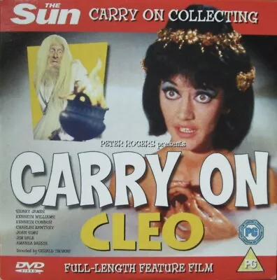 Carry On Cleo Dvd Kenneth Williams Jim Dale Amanda Barrie Jim Dale Sid James • £1.98