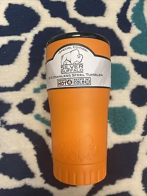 Silver Buffalo 18/8 OrangeStainless Steel Insulated Travel Mug Tumbler20oz • $23.99