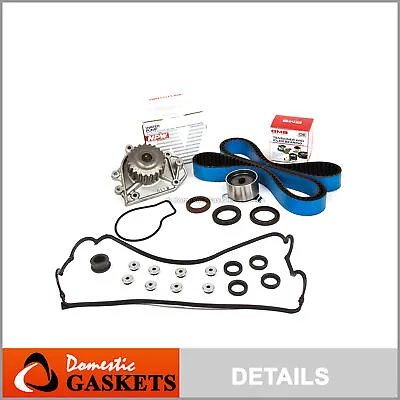 Fit 96-00 Honda Civic Delsol VTEC B16A2 Timing Belt Kit Water Pump Valve Cover • $1116.28