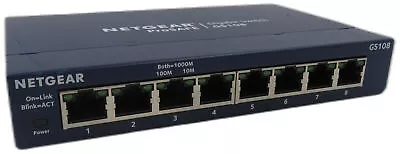 Netgear Prosafe GS108v4 8 Port Gigabit Switch • £15.95