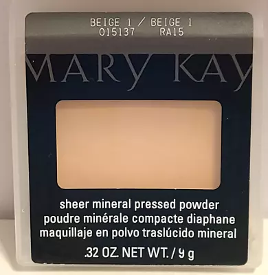 Mary Kay Sheer Mineral Pressed Powder BEIGE 1 #015137 New • $18.25