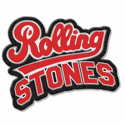 The Rolling Stones Team Logo Iron Sew On Clothing Badge Patch Decal Official • $10.95