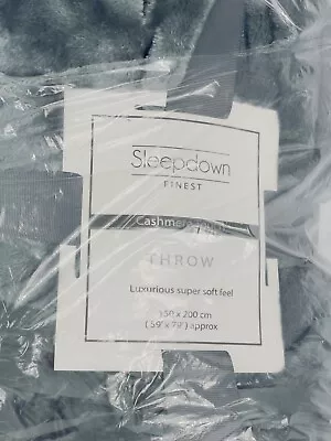 £29.99 • Buy Sleepdown FINEST Cashmere Touch THROW Luxurious Super Soft Feel 150 X 200 Cm