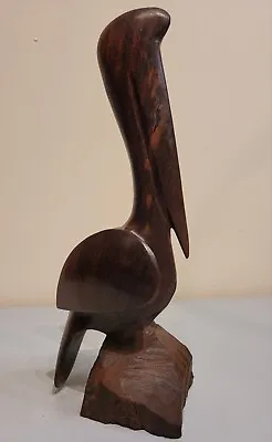 Hand Carved Ironwood Pelican Sculpture MCM • $30