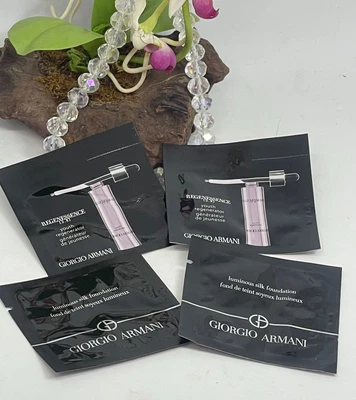 $5.99 • Buy 4x Giorgio Armani Regenessence 3.R Youth Regenerator Serum + Silk Foundation 5.5