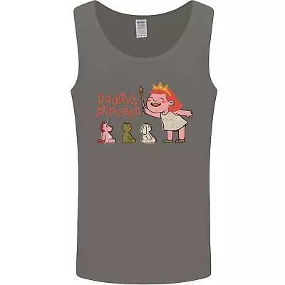 Daddys Princess Funny Unicorn Teddy Bear Mens Vest Tank Top • £9.99