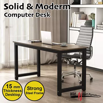 Computer Desk Study Office Storage OAK PC Laptop Table Student Home Writing Tabl • $89.95