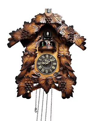 The Time Company Quartz Chalet Cuckoo Wooden Clock Chimes With Bird. READ... • $124.95