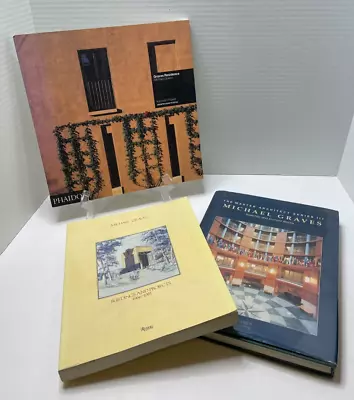 MICHAEL GRAVES Architecture Book Lot-Pre Owned-Lot Of 3 • $14.99