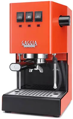 £429 • Buy Gaggia Classic Pro Lobster Red | Manual Espresso Coffee Machine 45 Year Special