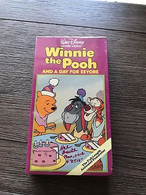 Hal Smith  Otis   Owl Signed Winnie The Pooh Sealed Disney Vhs A Day For Eeyore • $163.89