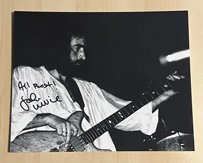 JOHN MCVIE HAND SIGNED 8x10 PHOTO AUTOGRAPHED FLEETWOOD MAC BASSIST RARE COA • $84.99