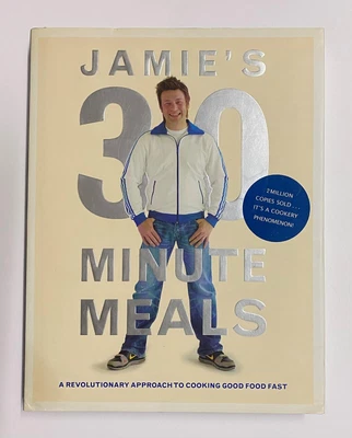 $8 • Buy Jamie’s 30 Minute Minutes Meals By Jamie Oliver HARDCOVER, LARGE PRINT