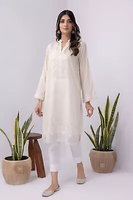 Lakhany 01 Piece Ready To Wear Dyed Embroidered Shirt - LG-SK-0063 • £33.49