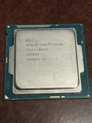 Intel Core I7-4790K SR219 4.0 Ghz Quad Core LGA 1150 CPU Processor • $74.50