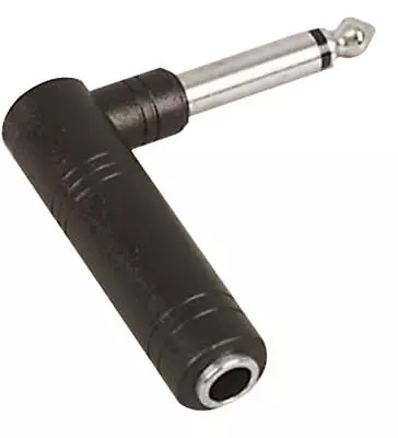 £5.59 • Buy 6.35mm Jack RIGHT ANGLED Adaptor 1/4 Inch Mono Plug Socket Headphone Adapter