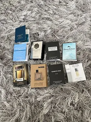 Men’s Designer Fragrance 9 Piece Carded Sample Pack Versace D&G Vince Camuto.. • $24.95