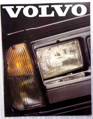 Original 1980-81 Volvo 240 Series Brochure DL GL GLT GLE Sedan Station Wagon • $17.95