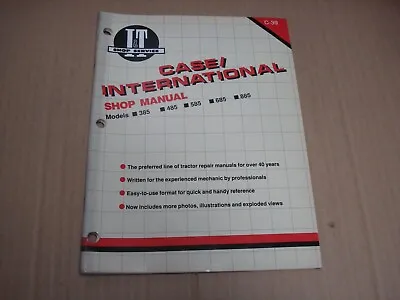 Case/International I&T Shop Manual Models 385 485 585 685 885 • $21.95