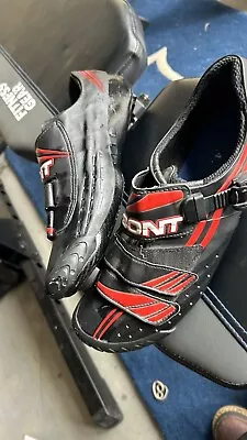 Bont Cycling Shoes 46 Black With Red • $45