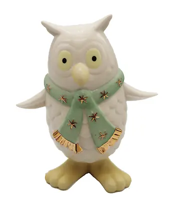 $24.99 • Buy Lenox Holiday Bobbles Winter Owl Figurine Bobble Head