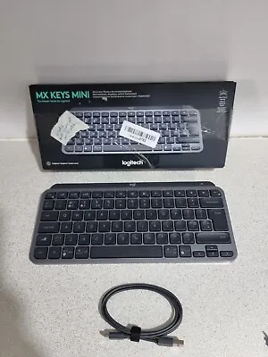 Logitech MX Keys Mini Wireless Keyboard (Graphite) English - UK • £53