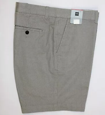 M & S Mens Pure Cotton Chino Shorts Summer Beach Size 32 34 36 42 Grey Mix • £13.95