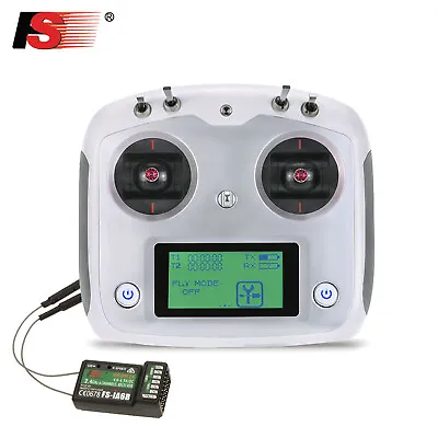 Flysky FS-i6s 2.4G 10CH RC Transmitter+FS-iA6B 6CH Receiver For RC Airplane Q1L7 • $72.37