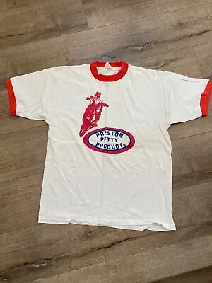Vintage Preston Petty Racing T-shirt Sz Xl/ Motocross Retro Racer/70's Retro • $45