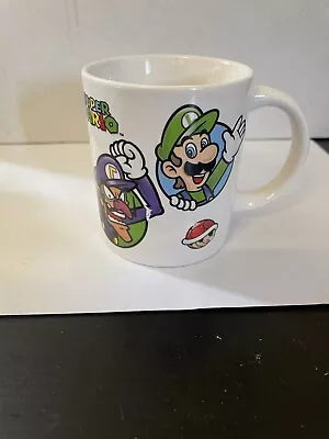 Nintendo Super Mario Mug Cup Ceramic 2013 Mario Yoshi Luigi Wario Small • £5.99