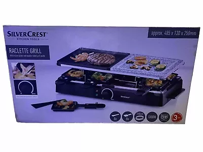 1300w Raclette Grill With Stone Grill And Double Sided Grilling Surf • £45