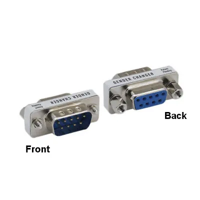 Kentek Mini DB9 Male To Female Adapter Connector Changer Serial Port RS-232 Pin • $6.67