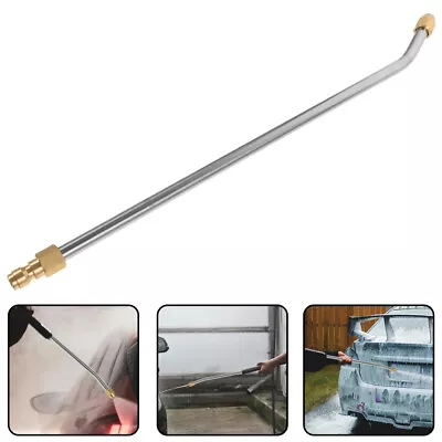 Car Washer Extension Metal 30° Curved Extension Rod Pressure Washer • £6.58