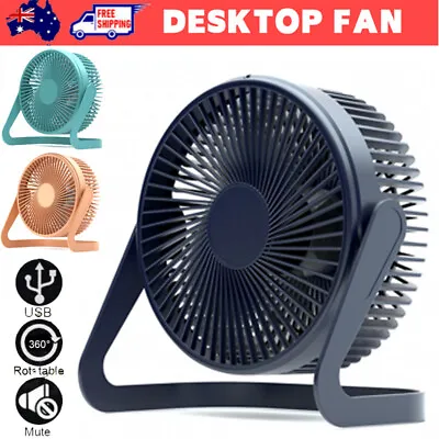 $16.96 • Buy Desk Table Fan Personal Cooler USB Powered Small Quiet Mini Portable Fan Gift AU