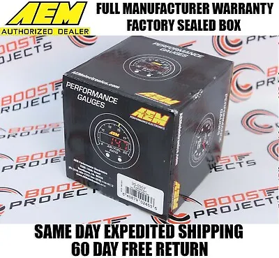 AEM X-SERIES Oil Pressure LED 52mm Gauge Kit 0~150PSI / 0~10BAR # 30-0307 • $245.95