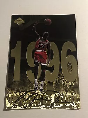 1998 Upper Deck Gatorade Gold Foil Michael Jordan Oversize 1996 11 • $17.99