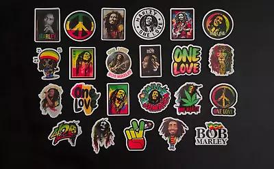 Bob Marley Stickers One Love Decals Reggae Rasta Rastafari Jamaica • $4