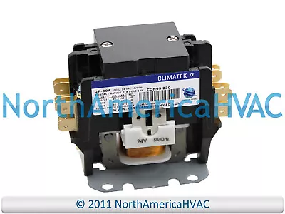 Air Conditioner 24 Volt Contactor Relay Double 2 Pole 30 Amp 24 Volt • $18.90