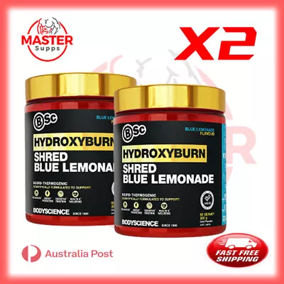 2 X Bsc Hydroxyburn Shred Fat Burner 60 Serves  Weight Loss Hydroxy Burn • $99.90