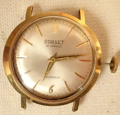 Vintage Dorset Wristwatch 21J Men's Parts Or Repair • $29.99