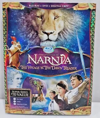 The Chronicles Of Narnia: The Voyage Of The Dawn Treader Blu-ray/DVD/Digital NEW • $19.95